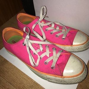 Converse Neon Pink Shoes